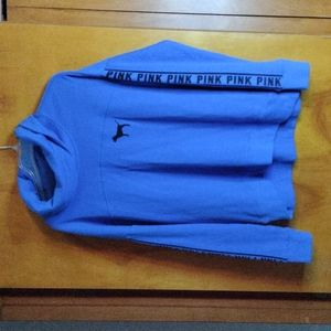 Pink Victoria's secret woman size small turtleneck sweatshirt